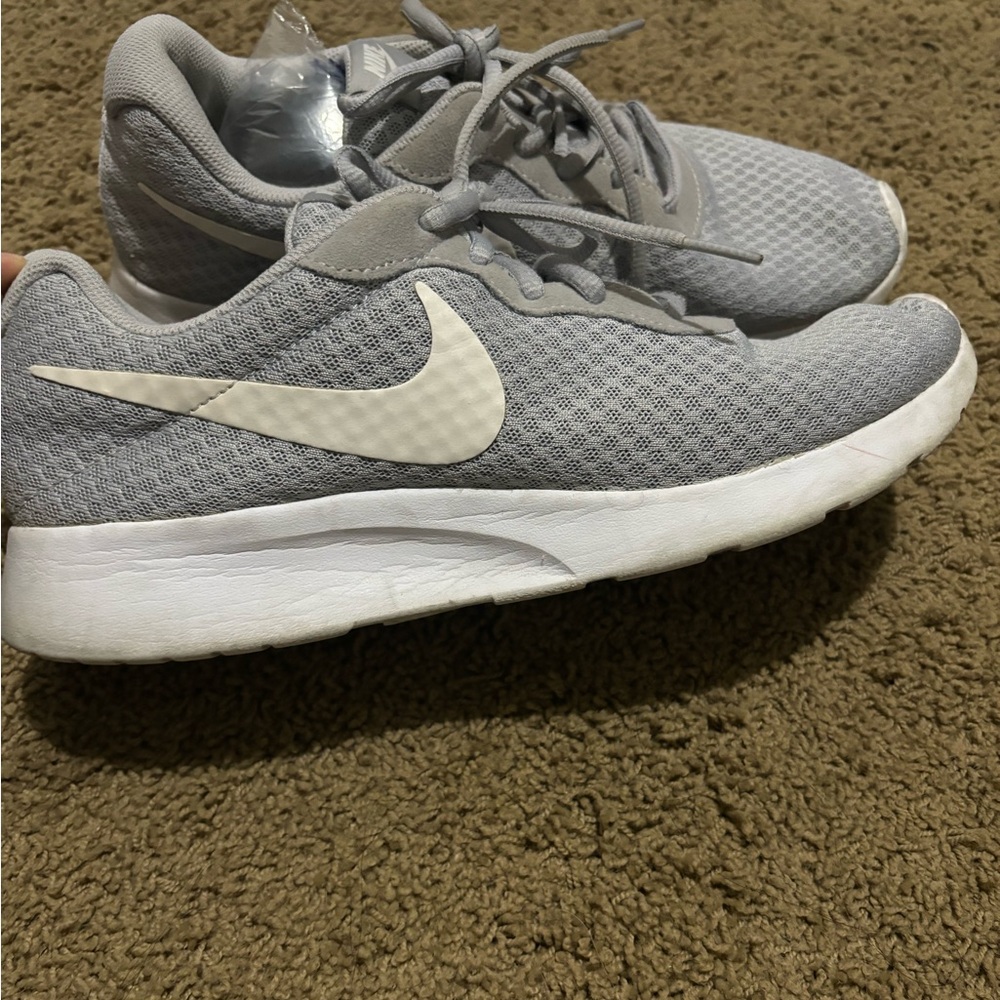 Nike Tanjun Athletic Sneaker in Grey Women’s